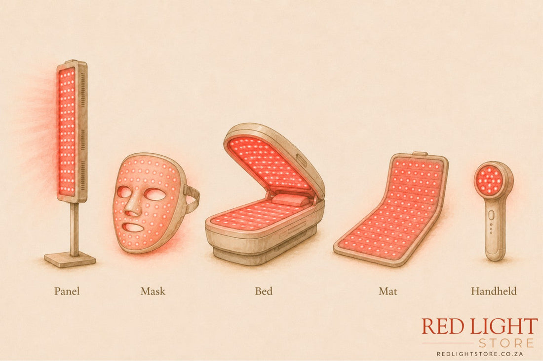 panel vs mask vs bed vs mat vs handheld devices